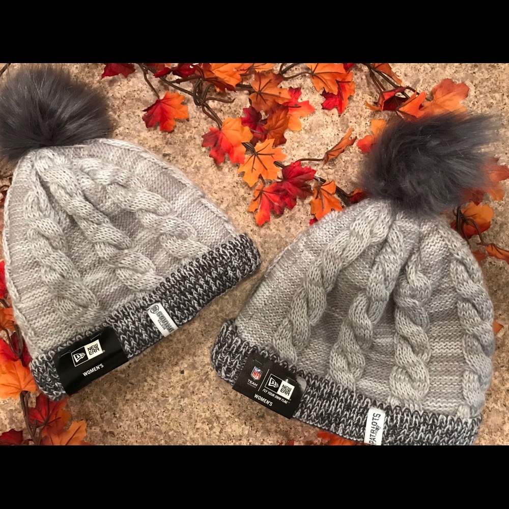 ❄️NWT Pats & Bruins winter hats